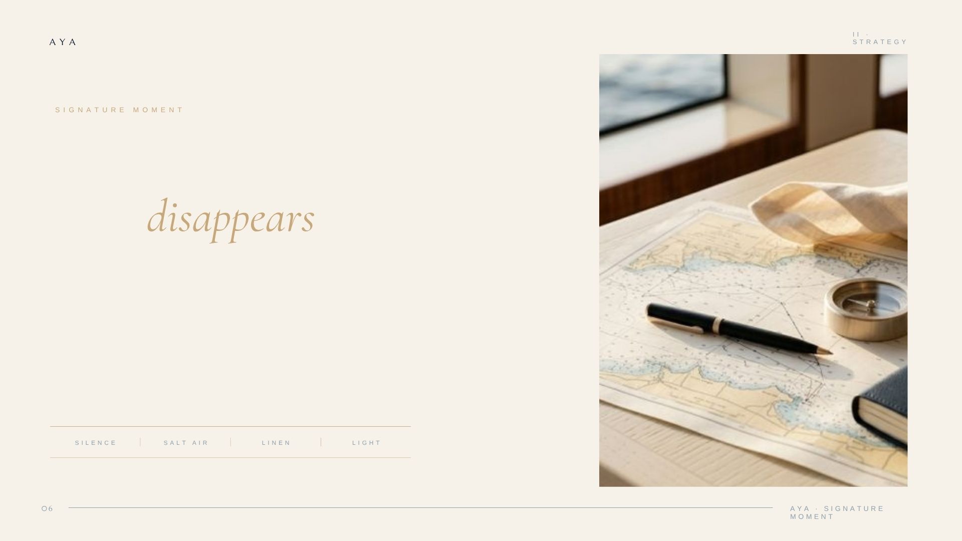 The Still Water identity spread