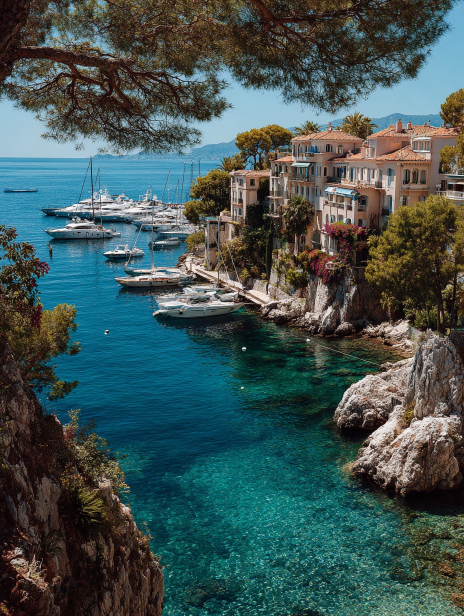 French Riviera coastline